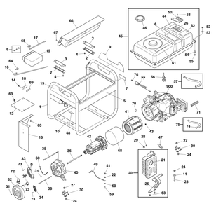 Part Location Diagram of 319405GS Briggs and Stratton Cap-wire red